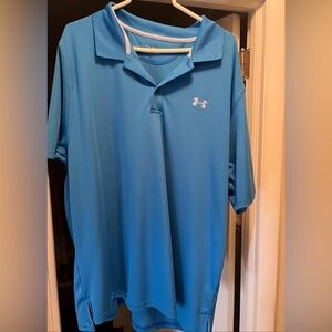 Under Armour Men's Vibrant Blue Polo